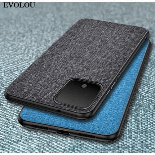 For Google pixel 4 XL Case Cloth Shockproof Bumper Soft TPU frame Phone Cases for Google pixel 4 3A XL Protective Back Cover