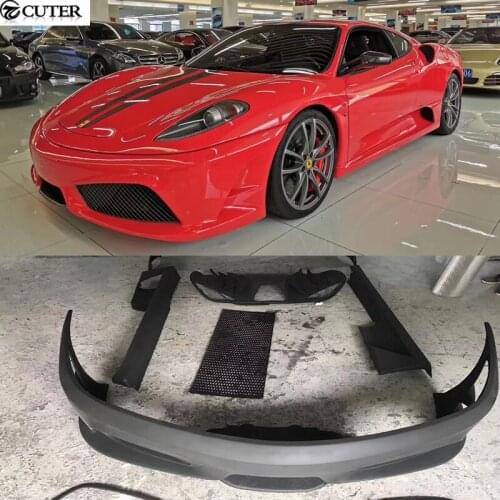 F430 SC style FRP front bumper rear bumper diffuser side skirts for Ferrari F430 car body kit