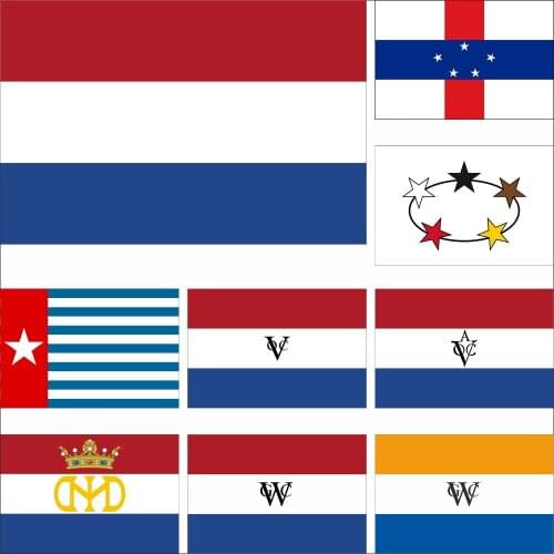 Netherlands History Flag 3X5FT 100D Polyester Double Stitched High Quality Dutch East India Company 90X150CM Banner