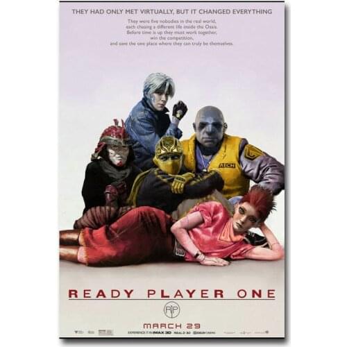 J0257 Ready Player One 2018 Movie 22 Silk Posters and Prints wall art Art Poster Home Decor