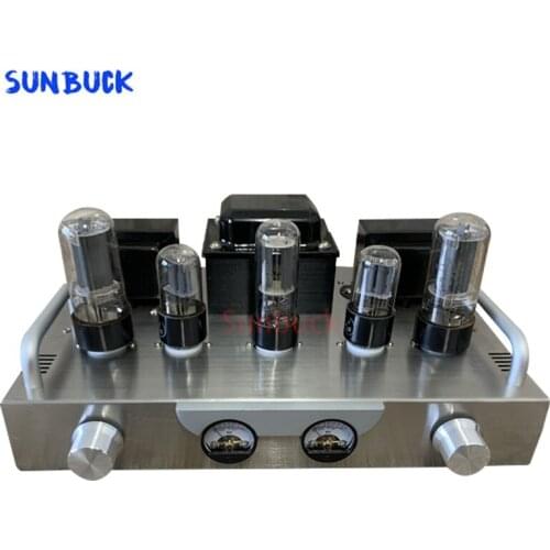 Sunbuck DIY kit luxury high-end 6.5W 2.0 channel 5U4C 6H9C 6P3PT tube amplifier
