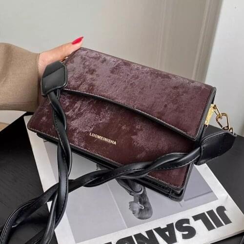 Matte PU Leather Black Sac A Main Female Shoulder Bag Women Bag 2020 New Style Fashion All-Match Simple Shoulder Bag Tote Bag