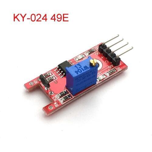Smart Electronics 4pin KY-024 Linear Magnetic Hall Switches Speed Counting Sensor Module For Arduino DIY Kit
