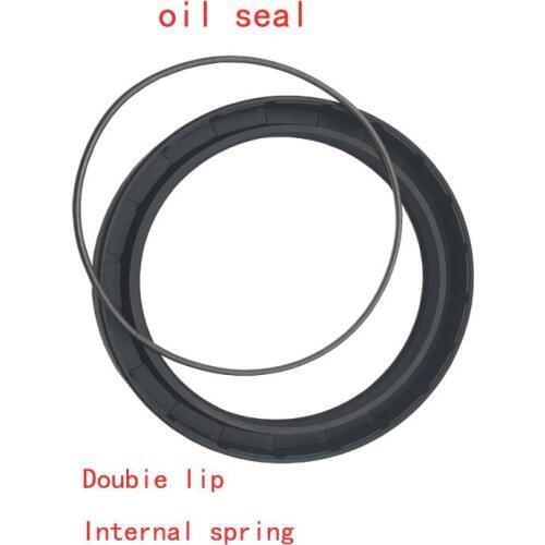 NBR framework oil seal TC 138 140 145*160*10 12 13 14 15mm double lip with clamp spring