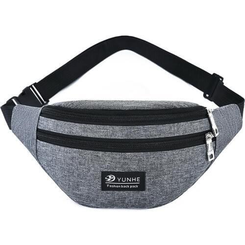 Arrival Oxford cloth waist bag Mens and womens universal fanny pack sports travel outdoor solid color chest bag heuptas