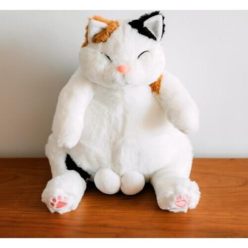 35/45cm Japanese Style Lazy Cat Plush Cat Toy Doll Stuffed Animal Funny Cats Toy Appease Doll For Child Birthday Gifts
