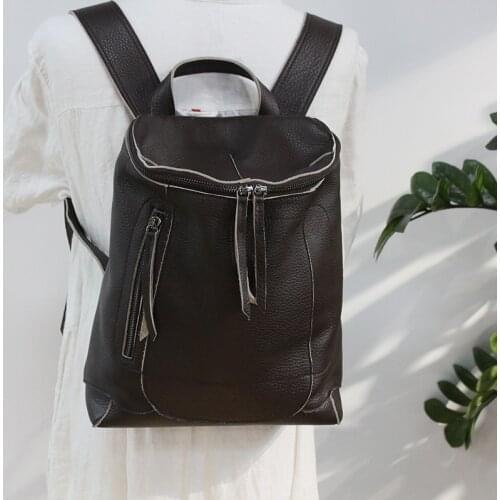 Luxury Backpack Women Bags Designer 2021 Genuine Leather Travel Bags Fashion Ladies Bagpack Mochilas School Backpacks For Girls