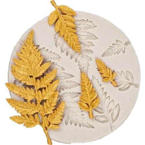 Leaves Silicone Fondant Mold For Baking Cake Decor Chocolate Mold Kitchen Mold Kitchen Baking Accessories Embellisment