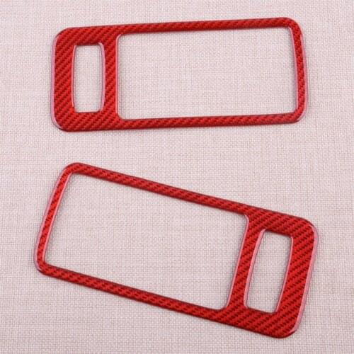 2pcs Interior Door Handle Bowl Decoration Frame Cover Fit for Ford Mustang 2013 2012 2011 2010 2009