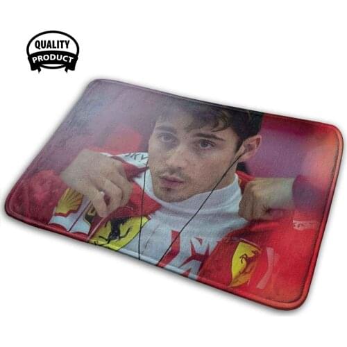 Charles Leclerc 3D Household Goods Mat Rug Carpet Cushion Leclerc Racing Leclerc Monaco Formula Sauber Grand Prix Kimi Raik