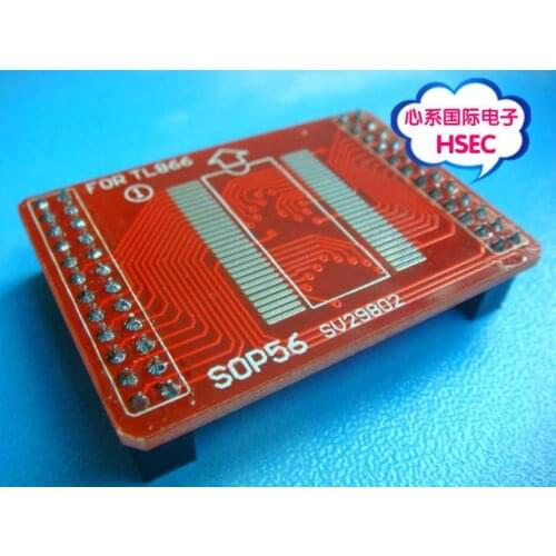 SOP56 simple adapter PSOP56 Adapter for TL866A TL886CS TL866II PLUS programmer TSOP32 TSOP40 TSOP48 socket