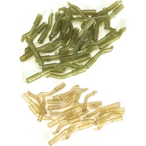 Carp Fishing Accessories Hook Tube Rubber Hair Rig Line Aligner Anti Tangle Sleeve Silicone Hair Rig Aligner Fishing End Tackles