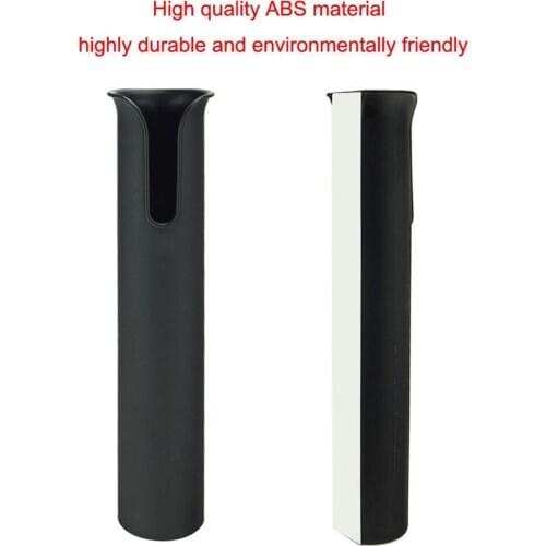 For Kayak Boat Anti-rust Fishing Pole Rod Holder Rack Self Adhesive Truck Wall Black Fishing Pole Rest Rack Seat