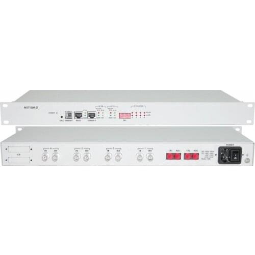 FTTH MST120A-D 4E1 PDH Fiber Optic Multiplexer 2-port SC Single Mode Dual Fiber 20KM 1310nm AC power supply