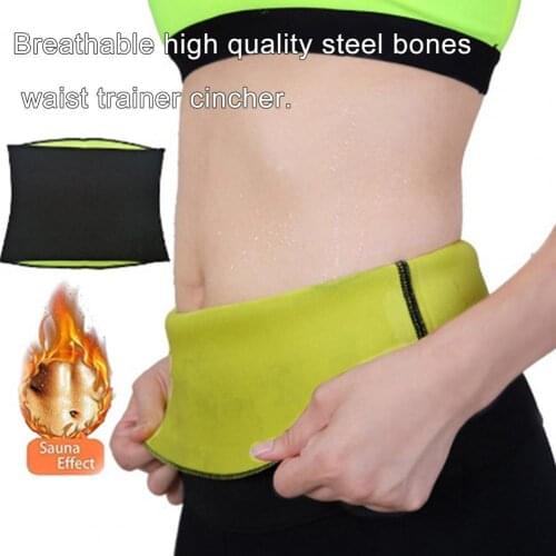 Chloroprene Rubber Practical Hot Sweat Body Slimming Belt Washable Body Slimming Belt Fastened Tightly for Women