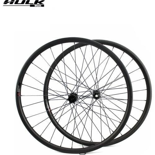 HULKWHEELS 29er MTB Tubeless Ready Carbon Wheelset Rim With DT Swiss 240 12 Speed 6-bolt/center Lock Hub For Mountain Racing