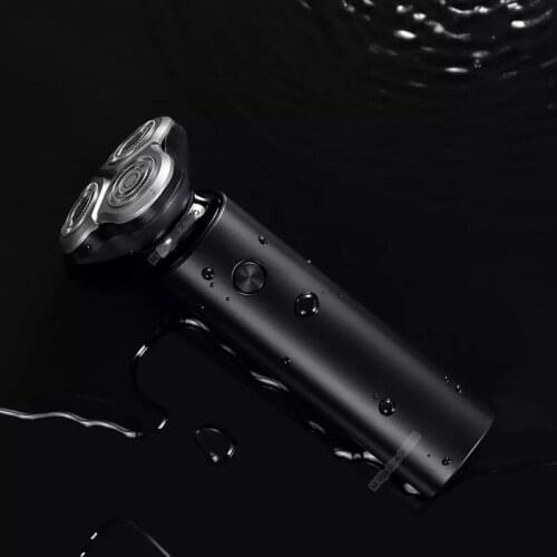 New Mi Mijia Mens Electric Shaver S500 Rechargeable 3 Heads Type-C Wet Dry Shaving Machine Beard Trimmer Washable Double Blade