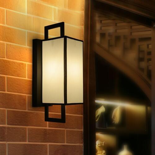 New Chinese style wall lamp Living room bedroom bedside Simple modern Corridor wall lamp Creative hotel engineering lights