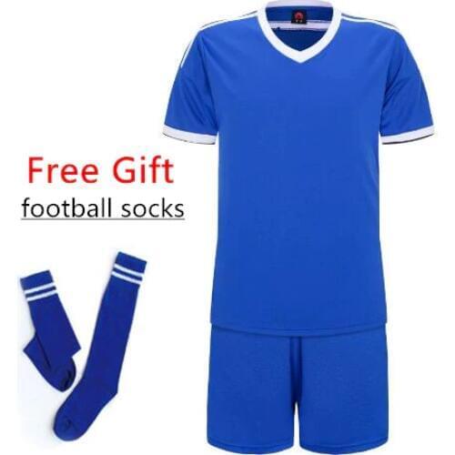 New Children Football Jerseys Boys Soccer Clothes Sets Short Sleeve Kids Football Uniforms Kids Soccer Tracksuit Jersey
