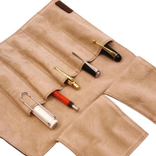 Pilot Pensemble PSR5 leather 5 pens case Upscale Gift Pen Storage bag