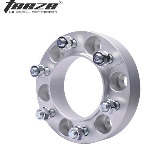 TEEZE 1PC 6x5.5'' wheel spacers for Paladin Navara 1992-1997 6x139.7 CB 100mm car styling wheel spacers 30mm separador de rueda