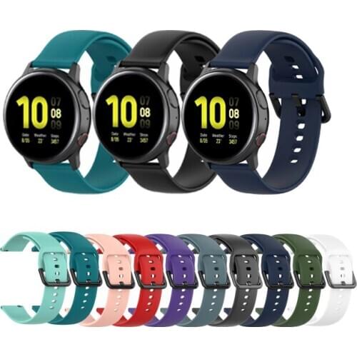 20mm Smart Watch Band for Samsung Galaxy Watch Active Samsung Gear S2 Classic / Gear Sport Replacement Strap Ticwatch 2