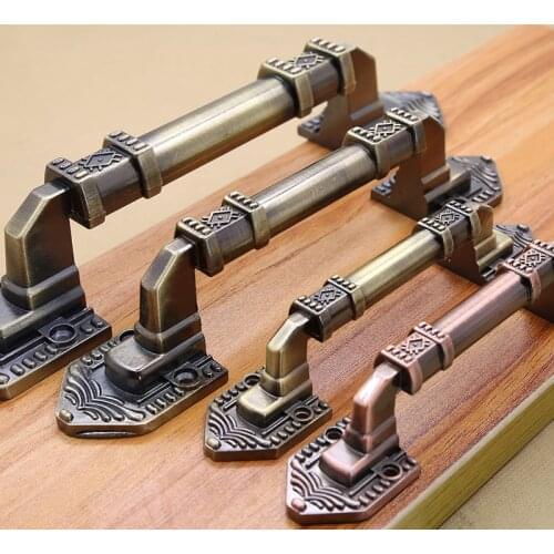Antique Handle Knob Furniture Handle Kitchen Cabinet Handle Drawer Handle Pulls Aluminum Alloy Cupboard Handles European Handles