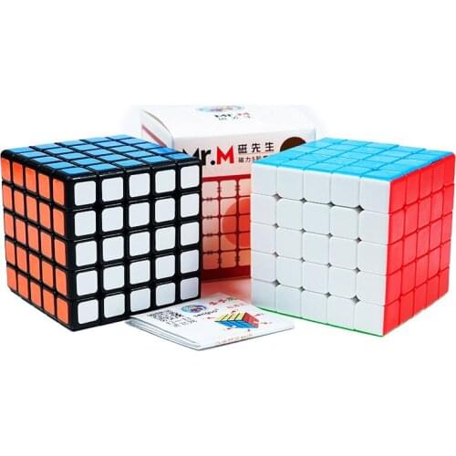 Shengshou Mr.M 5x5x5 Magnetic Cube SengSo Mrm 5x5 Speed Magic Puzzle Magnet Positioning Cubo Magico Cubes Game