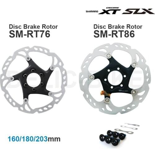 SHIMANO DEORE XT M8000 SLX - 6-Bolt - Disc Brake Rotor SM-RT86 / SM-RT76 - 203/180/160 mm Original parts