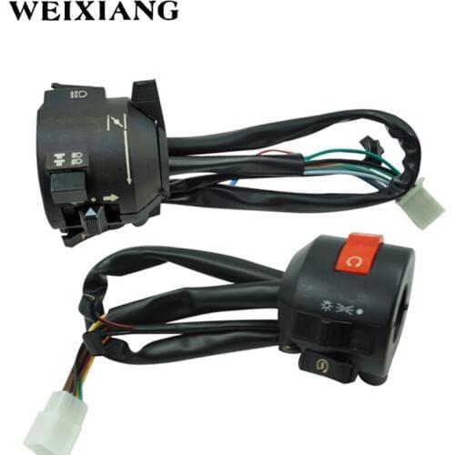 7/8" 22mm Motorcycle Horn Button Turn Signal Electric Fog Lamp Light Start Handlebar Controller Switch