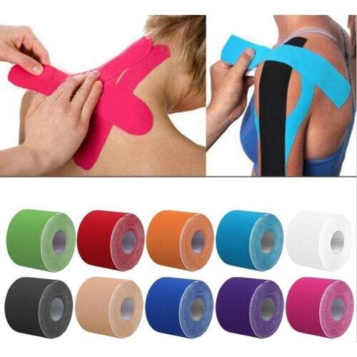 3 Size Sport Tape Elastic Bandage Kinesiology Tapes Elastoplast Sports Protector Knee Finger Ankle Palm Shoulder Gym Fitness
