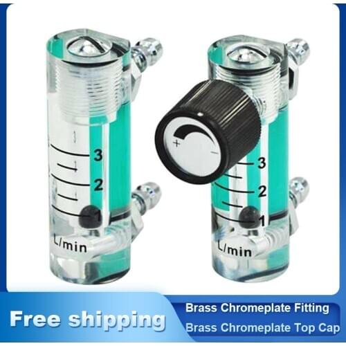 Convenient operation panel type oxygen flow meter 0-3LPM