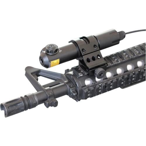 Military Rifle Waterproof Free Adjustable Green Laser Sight with Remote Switch Mount for Airsoft Air Guns AK 47 AR15 Accessories