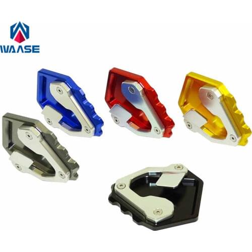 Waase For Honda CRF1000L Africa Twin ABS/DCT 2016 2017 2018 2019 Kickstand Foot Side Stand Extension Pad Support Plate