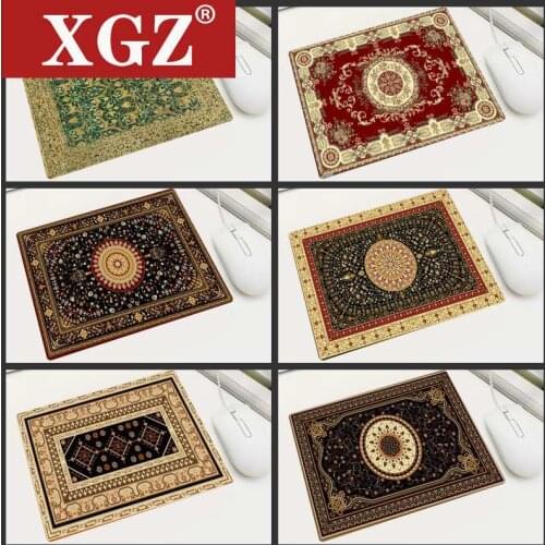 XGZ Cheapest Small Size Persian Carpet Mouse Pad Non-slip Waterproof Splash Can Be Repeatedly Cleaned for Home Office Desktop