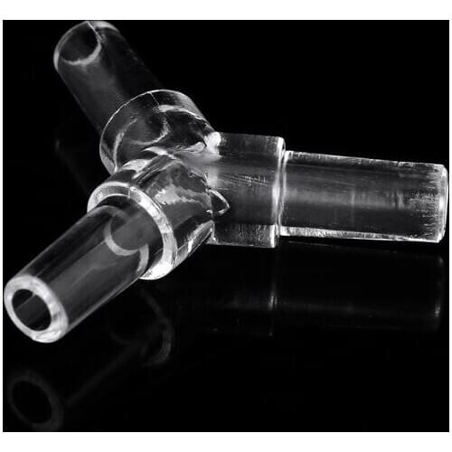 1pc New Air Y-Joint Inline Plastic Aquarium Fish Tank Tubing Pipe Clear