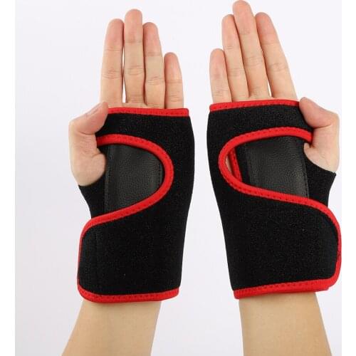 1PC Wrist Support Splint Sprains Arthritis Band Carpal Tunnel Hand Belt Wrist Brace Sports Safety Protector Gear