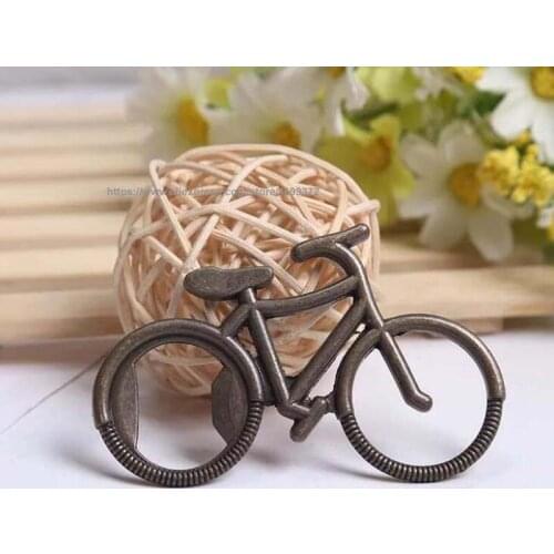 100pcs retro Lets Go On an Adventure Bicycle vintage Bike Bottle Opener Wedding Favors Party Gift Shower Favors Openers