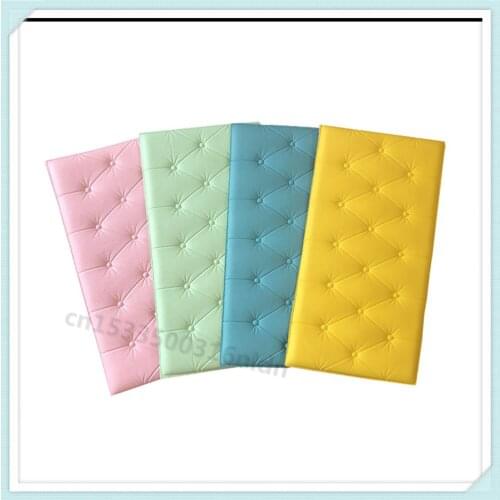 3D Self-Adhesive Wall Stickers Bedroom Thicken DIY Wallpapers Anti-collision Soft Foam Sticker Home Decor Modern Wall Sticker