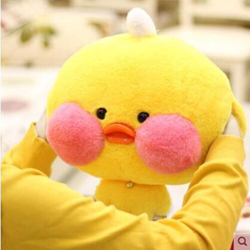 3in1 Korea funny hyaluronic acid duck Warm hand pillow with blanket stuffed doll super soft toy cute pink yellow duck sweet gift