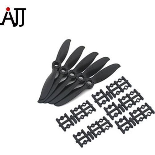 5pcs/bag Rctimer 7x4 7040 Precision Sport Propeller with Shaft Adaptation Black Color Pro 5*7x4E