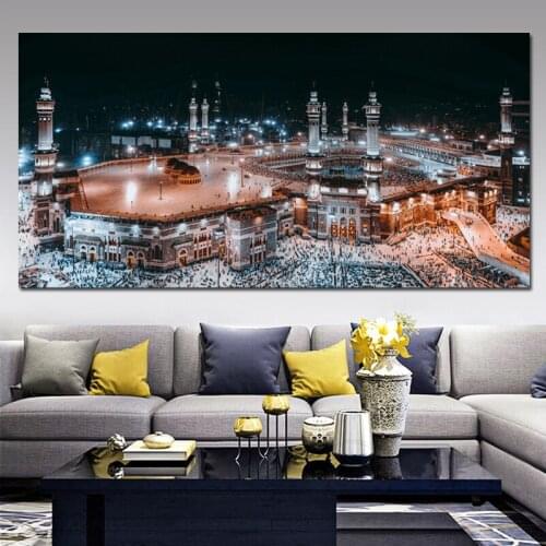 Mecca Islamic Sacred diy diamond painting Religious Architecture Muslim diamond embroidery mosaic cross stitch drop shipping