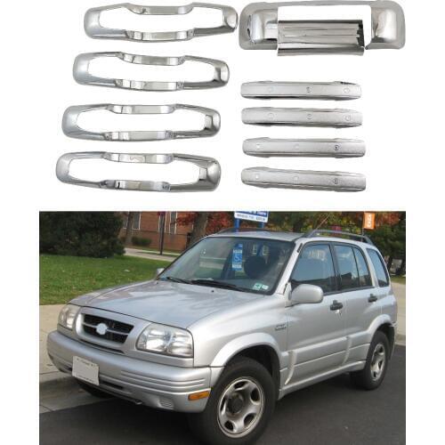For Suzuki Vitara Grande Escudo 2.0 1998-2005 Car The door handle bowl Covers ABS Chrome Accessories Stickers Car Styling 10pcs