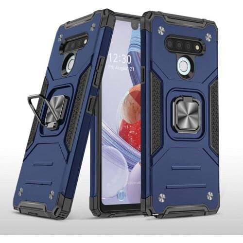 Phone Case for LG Stylo 6 case Stylo6 Hybrid Rotating ring bracket stand Cover For LG Stylo 5 Fnudas