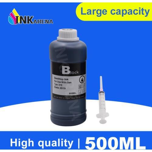 500ml Printer ink Black Color for Epson T2991 T3351 T3361 T1281 T0921 T0731 T0711 T1631 T0711 T1811 Refill Cartridge Ink kit