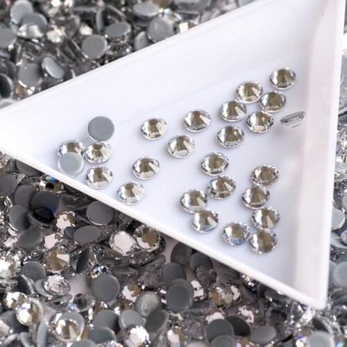 CTPA3bI 2058HF Super Clear Hotfix Glass Rhinestones Iron On Sewing&Fabric Garment Strass Stones For DIY Crafts Dancing Dress