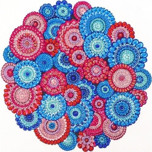 Mandala Flower 5D Special Shaped Rhinestone DIY Diamond Painting