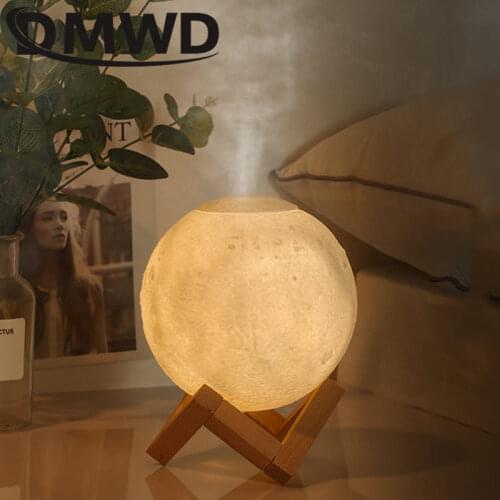Aroma Diffuser Ultrasonic Essential Oil 200ml Air USB Humidifier Planet Moon Lamp Night Light Night Cool Mist Purifier For Offi