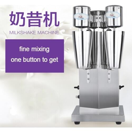 Double head milkshake machine Drink Mixer Blender milk shaker Milk bubble mixing machine Commercial milk tea mixer 220v