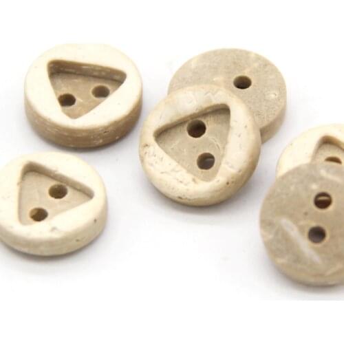 HENGC Natural Round Wood Sewing Buttons Eco-friendly For Children Scrapbooking DIY Crafts Kids Decorative Accessories Wholesale